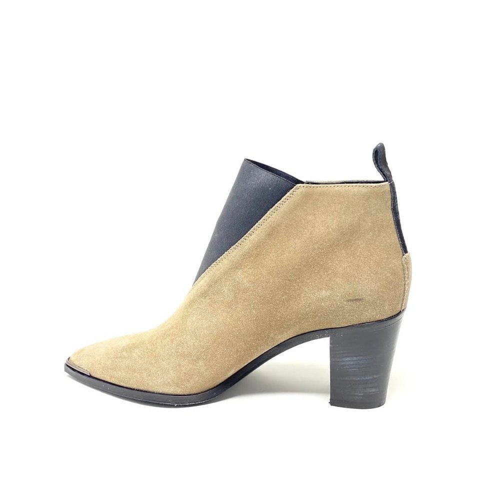 Acne Studios Suede Pointed-Toe Booties - image 4
